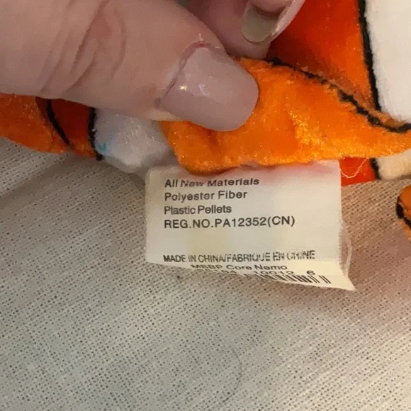 Sale! Disney Store Pixar Finding Nemo Plush Toy, 9”, Orange/White - Picture 5 of 6